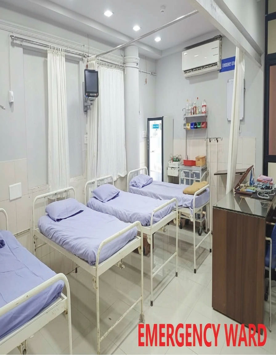 Emergency ward at Sushrusha Hospital