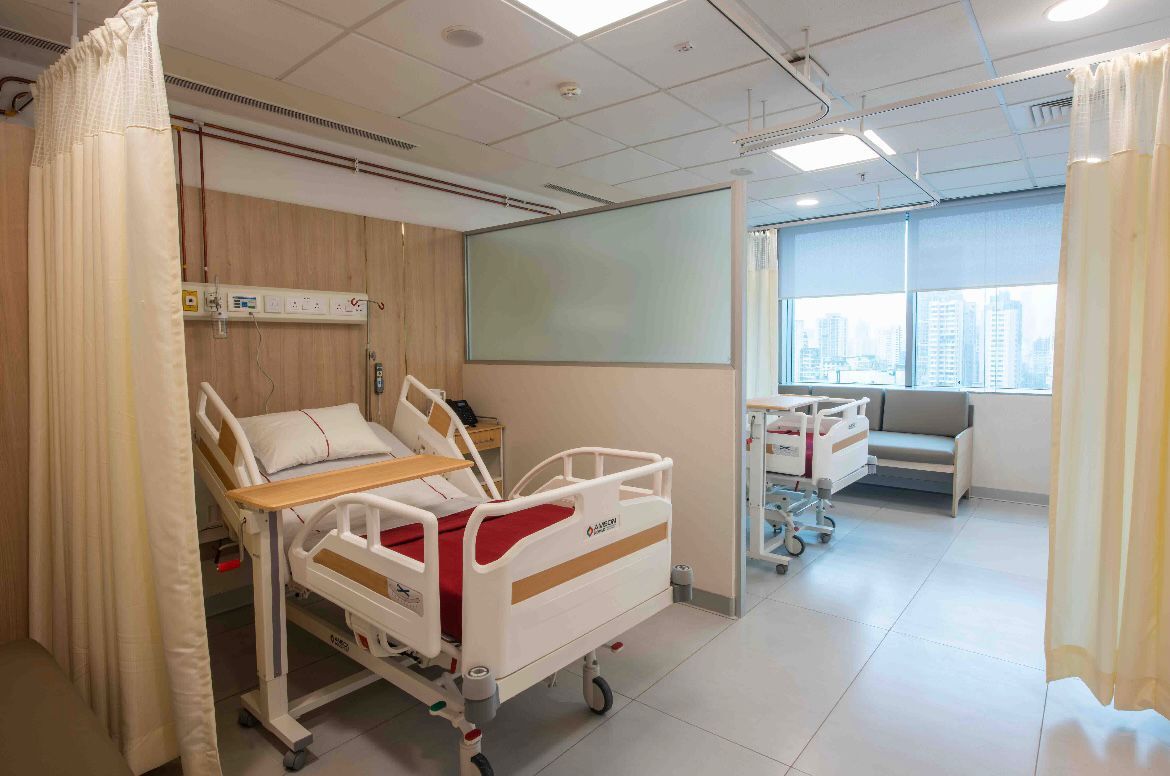 Patient room on 9th floor